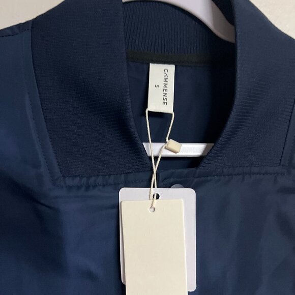 Commense Weekend Wishes Bomber Jacket  Size S in Navy - Picture 5 of 8